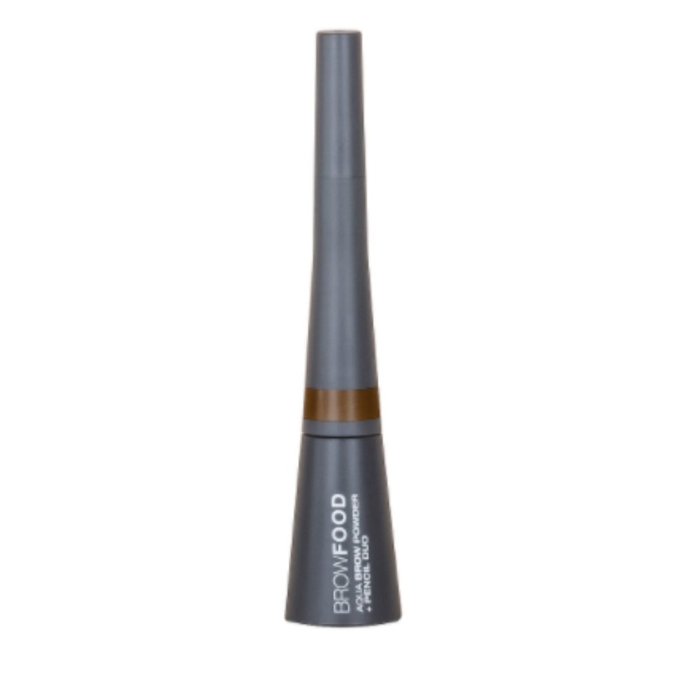 NIB BROWFOOD Aqua Brow Powder+Pencil Duo Brunnette